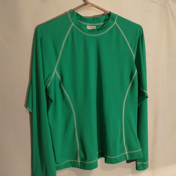 Land's End Ladies Long Sleeves Rash Guard - Picture 1 of 3